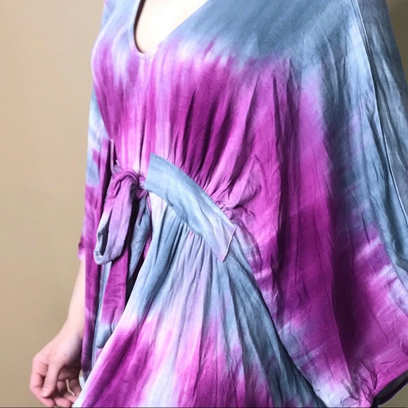 Oversized Tie Dye Maxi Dress - Picture 8 of 8